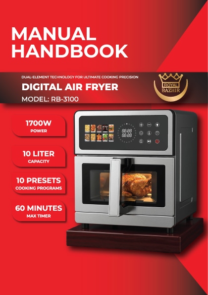 دفترچه راهنمای سرخکن RB-3100